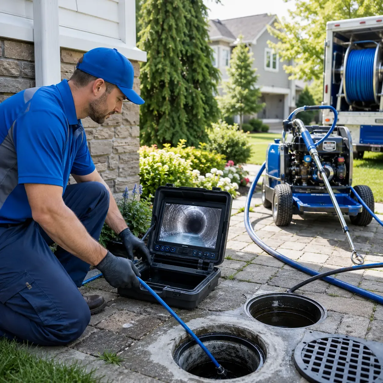 Outdoor drain cleaning professionals serving Alba, PA